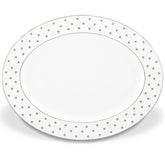 Larabee Road Platinum 16" Oval Serving Platter
